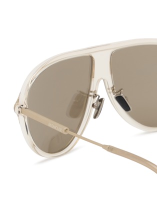 Detail View - Click To Enlarge - MONCLER - Acetate Pilot Sunglasses
