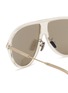 Detail View - Click To Enlarge - MONCLER - Acetate Pilot Sunglasses