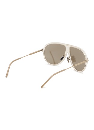 Figure View - Click To Enlarge - MONCLER - Acetate Pilot Sunglasses