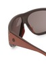 Detail View - Click To Enlarge - MONCLER - Injected Frame Mask Sunglasses