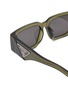 Detail View - Click To Enlarge - PRADA - AcetateTransparent Rectangular Sunglasses — Size 55