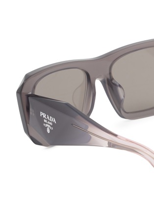 Detail View - Click To Enlarge - PRADA - Acetate Pillow Sunglasses