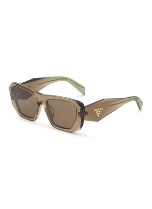 Main View - Click To Enlarge - PRADA - Acetate Pillow Sunglasses
