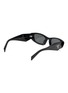 Figure View - Click To Enlarge - PRADA - Acetate Oval Sunglasses — Size 52