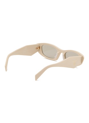 Figure View - Click To Enlarge - PRADA - Acetate Oval Sunglasses — Size 52