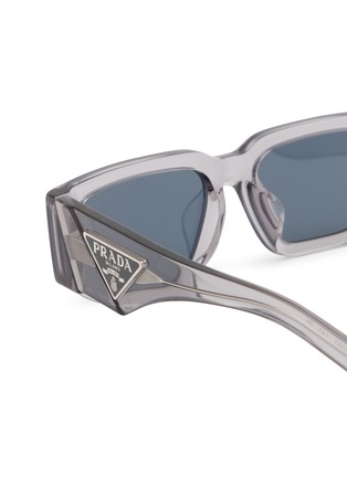 Detail View - Click To Enlarge - PRADA - Acetate Rectangle Sunglasses