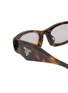 Detail View - Click To Enlarge - PRADA - Tortoise Acetate Oval Sunglasses — Size 52