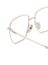 Detail View - Click To Enlarge - PRADA - Metal Square Optical Glasses — Size 54
