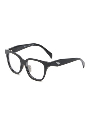Main View - Click To Enlarge - PRADA - Acetate Cateye Optical Glasses — Size 53