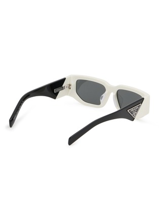 Figure View - Click To Enlarge - PRADA - Acetate Rectangle Sunglasses