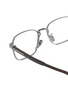 Detail View - Click To Enlarge - PRADA - Asian Fit Metal Rectangular Optical Glasses — Size 55