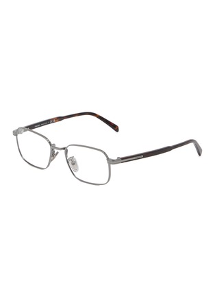 Main View - Click To Enlarge - PRADA - Asian Fit Metal Rectangular Optical Glasses — Size 55