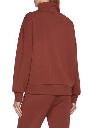 Back View - Click To Enlarge - VARLEY - Hawley Panelled Half Zip Sweater