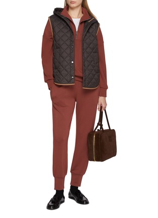 Figure View - Click To Enlarge - VARLEY - Hawley Panelled Half Zip Sweater
