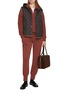 Figure View - Click To Enlarge - VARLEY - Hawley Panelled Half Zip Sweater