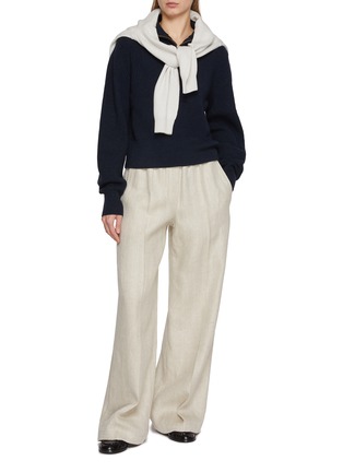 Figure View - Click To Enlarge - VARLEY - Maura Half-Zip Rib Knit Sweater