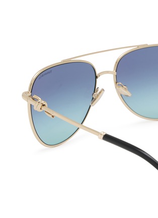 Detail View - Click To Enlarge - TIFFANY - Metal Aviator Sunglasses