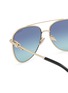 Detail View - Click To Enlarge - TIFFANY - Metal Aviator Sunglasses