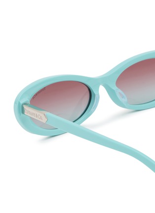 Detail View - Click To Enlarge - TIFFANY - Acetate Oval Sunglasses