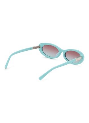 Figure View - Click To Enlarge - TIFFANY - Acetate Oval Sunglasses
