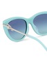 Detail View - Click To Enlarge - TIFFANY - Acetate Metal Cat Eye Sunglasses