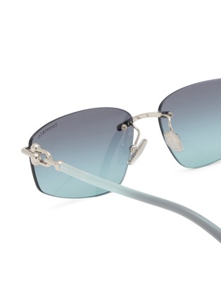 Detail View - Click To Enlarge - TIFFANY - Metal Rectangle Sunglasses