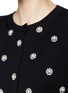 Detail View - Click To Enlarge - ALICE & OLIVIA - 'Erwin' pearl flower embellished cardigan