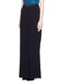 Front View - Click To Enlarge - ALICE & OLIVIA - Satin waistband double pleat crepe pants
