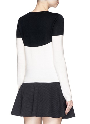 Back View - Click To Enlarge - ALICE & OLIVIA - 'Stace Face' wool sweater