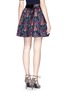 Back View - Click To Enlarge - ALICE & OLIVIA - 'Stora' deco print box pleat pouf skirt