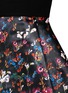 Detail View - Click To Enlarge - ALICE & OLIVIA - 'Amie' fall garden print combo flare dress