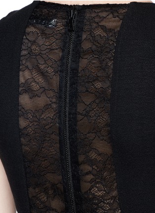 Detail View - Click To Enlarge - ALICE & OLIVIA - 'Cait' deco print handkerchief hem dress