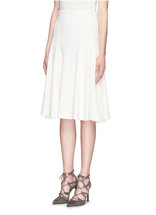 Front View - Click To Enlarge - ALICE & OLIVIA - 'Kimi' midi flare skirt