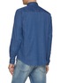 Back View - Click To Enlarge - ETON  - Light Washed Stretch Cotton Denim Shirt