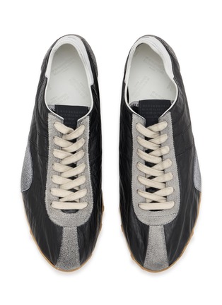Detail View - Click To Enlarge - MAISON MARGIELA - Sprinters Quilted Leather Suede Men's Sneakers