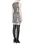 Back View - Click To Enlarge - ALICE & OLIVIA - 'Clyde' jacquard shift dress