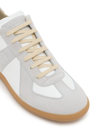 Detail View - Click To Enlarge - MAISON MARGIELA - Replica Leather Men's Sneakers