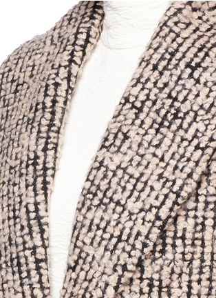 Detail View - Click To Enlarge - ALICE & OLIVIA - 'Ralter' mohair-wool bouclé oversize coat