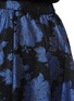 Detail View - Click To Enlarge - ALICE & OLIVIA - 'Earla' floral metallic brocade flare skirt