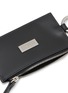 Detail View - Click To Enlarge - MM6 MAISON MARGIELA - Numeric Leather Key Ring  Pouch Cardholder