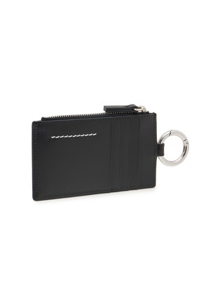 Figure View - Click To Enlarge - MM6 MAISON MARGIELA - Numeric Leather Key Ring  Pouch Cardholder