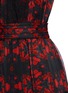 Detail View - Click To Enlarge - ALICE & OLIVIA - 'Briella' lotus flower print lace pleat dress