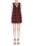 Main View - Click To Enlarge - ALICE & OLIVIA - 'Amirah' floral print chiffon A-line dress