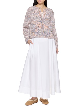 Figure View - Click To Enlarge - SANDBEIGE - Textured Knit Cardigan