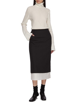 Figure View - Click To Enlarge - SANDBEIGE - Ronda Midi Skirt
