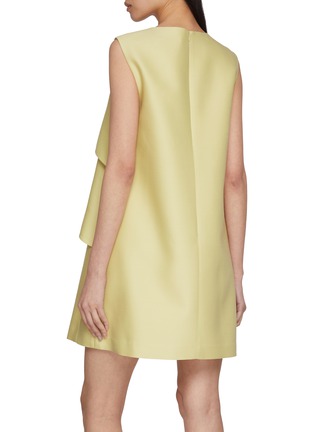 Back View - Click To Enlarge - SANDBEIGE - Malaga Layered Dress