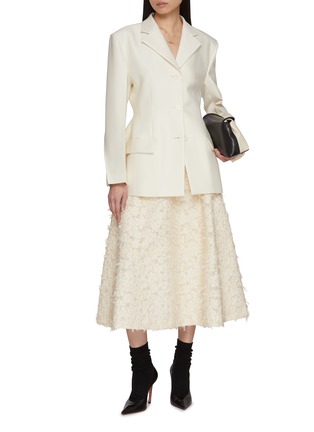 Figure View - Click To Enlarge - SANDBEIGE - Madrid Single Breasted Blazer