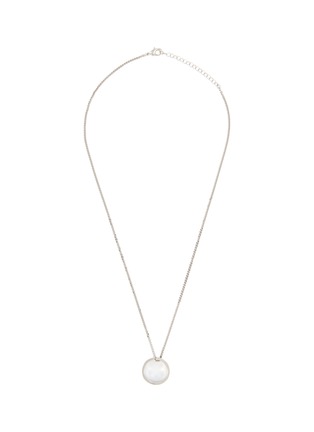 Detail View - Click To Enlarge - MM6 MAISON MARGIELA - Minimal Numeric Logo Pendant Ring Necklace