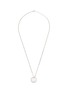 Detail View - Click To Enlarge - MM6 MAISON MARGIELA - Minimal Numeric Logo Pendant Ring Necklace