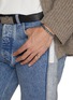 Figure View - Click To Enlarge - MM6 MAISON MARGIELA - Minimal Numeric Logo Pendant Ring Necklace